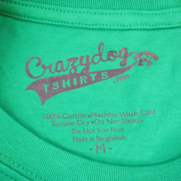 Crazy Dog St. Patrick's Day Novelty T-Shirt - Picture 5 of 5